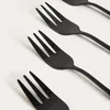 HOMLA ABELE-Set mit 4 schwarzen Dessertgabeln Produktbild-Vorschau 2