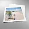 Poster - Poster ohne Rahmen - Mrzezyno Strand Meer - 50x50 Produktbild-Vorschau 3