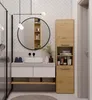 Mobile bagno stretto con ripiani MARGO - rovere artigianale Anteprima dell’immagine prodotto 11