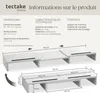 Support de moniteur BOZEN 3 pièces - blanc Voir les images du produit 6