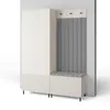 Garderoben-Set Ritmo Version 1 – gefräster Kleiderschrank Produktbild-Vorschau 2