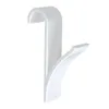 A white hook against a white background. Voir les images du produit