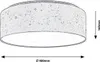 Rabalux Šedé stropní LED svítidlo Otilia 400mm 22W 3307 Náhled obrázku produktu 4
