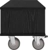 vidaXL TV-Ständer Schwarz Eichen-Optik 100 x 35 x 35 cm Produktbild-Vorschau 6