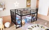 Letto a soppalco 90x200 cm con scaletta contenitore, 2 vani Anteprima dell’immagine prodotto 20