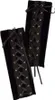 Armstulpen Schwarz Pirat Hexe Halloween Karneval Fasching Produktbild-Vorschau 1
