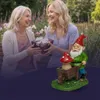 YoCo Solarny krasnal ogrodowy z taczką – figurka ogrodowa, Podgląd zdjęcia produktu 7