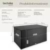 Cassa portaoggetti in alluminio tectake® - 145x82,5x79,5 cm Anteprima dell’immagine prodotto 5