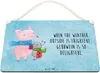 Mr. & Mrs. Panda Schild Glühschwein Smörle DIN A4 - Eisblau Produktbild-Vorschau 3