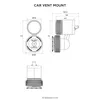 Portavalvole per auto QUAD LOCK MAG Anteprima dell’immagine prodotto 8