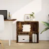 Bücherregal Räuchereiche 80x30x77 cm Holzwerkstoff Produktbild-Vorschau 3