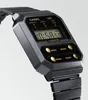 Uni-Uhr Casio F100 - GUN METAL / GOLD Schwarz Produktbild-Vorschau 12