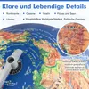 COSTWAY Globe éclairé de 30cm, carte anglaise, pivotant à Voir les images du produit 6