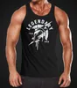 Herren Tank-Top Sparta Schrift Legendary Spartan Helmet Produktbild-Vorschau 2