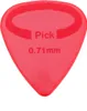 Alice AP-G 20 Stück 0,71 mm Nylon-Gitarrenplektren Produktbild-Vorschau 5