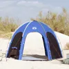 vidaXL Poolzelt Azure Blau 366 x 305 x 231 cm Polyester und Produktbild-Vorschau 3