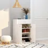 vidaXL Scarpiera bianca 60×35×84 cm Materiale a base di Anteprima dell’immagine prodotto 11