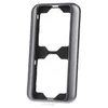 A product shot of a gray and black electrical switch frame against a white background. Náhled obrázku produktu