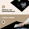 KitchenYeah© Herdabdeckplatte Vögel - Federn - Schwarz , Produktbild-Vorschau 2