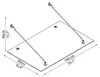 Palram - Canopia Vordach Taurus 1400 silber 91x140 cm Produktbild-Vorschau 7