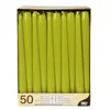 STARPAK Leuchterkerzen 22 mm olivgrün 50er Pack Produktbild-Vorschau 3