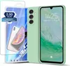 A phone case and screen protector are displayed together. Produktbild-Vorschau