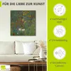 ARTland Leinwandbild Garten mit Sonnenblumen Größe: 70x70 Produktbild-Vorschau 2