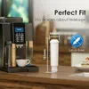 A coffee machine with a coffee filter next to it, suggesting compatibility and features. Náhled obrázku produktu