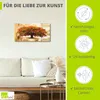 ARTland Leinwandbild Herbstbaum auf abstraktem Hintergrund Produktbild-Vorschau 2