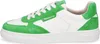 A side view of a single green and white sneaker. Produktbild-Vorschau