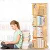 Drehbares Bücherregal Massivholz 4 Ebenen 129 cm Kiefer Produktbild-Vorschau 7