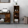 A bathroom scene with a sink vanity and a tall cabinet. Produktbild-Vorschau