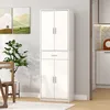 HOMCOM Mobile da cucina a buffet con ripiani regolabili e Anteprima dell’immagine prodotto 7
