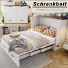 Merax opklapbed 140x200 cm met opbergruimte, uitschuifbaar Productafbeelding-voorbeeld 2