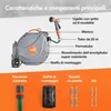 Vonhaus Avvolgitubo da Giardino da 20 m da Parete Anteprima dell’immagine prodotto 4