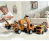 WOOPIE Grande set di veicoli da cantiere 6 in 1 Anteprima dell’immagine prodotto 2