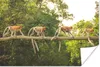 MuchoWow® Poster Affen laufen auf Ast 180x120 cm - Produktbild-Vorschau 1