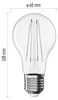 LED Lampe Filament A60 / E27 / 7,8 W (75 W) / 1060 lm / Neutral Weiß Produktbild-Vorschau