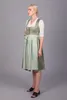 Edelnice Dirndl Ina Midi Hellgrün Größe 42 schimmernd mit Produktbild-Vorschau 3