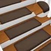 vidaXL Teppich Treppenstufen 15 Stk. 65x21x4 cm Braun - Produktbild-Vorschau 2