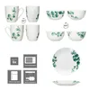 Eukalyptus 18dílná snídaňová sada porcelán 6 osob talíř Náhled obrázku produktu 5