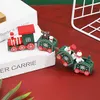 2Pcs Treno di Natale Decorazione Decorazione da tavolo di Anteprima dell’immagine prodotto 3
