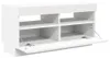vidaXL TV-Schrank mit LED-Leuchten Weiß 80x35x40 cm Produktbild-Vorschau 5