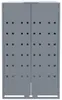 vidaXL Mülltonnenbox für 3 Tonnen Grau 207x79x117 cm Stahl Produktbild-Vorschau 5