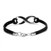 Leder-Armband Damen Endless Unendlichkeit Infinity Produktbild-Vorschau 3