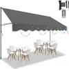 Izrielar Klemmmarkise mit LED 400x120cm Balkonmarkise, Produktbild-Vorschau 8
