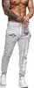 Herren Jogginghose | Freizeithose | Marine 512  Grau/Weiß Produktbild-Vorschau 2