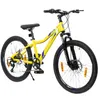 VANKEL 24 Zoll Mountainbike Kinder & Jugendliche – Gelb, Produktbild-Vorschau 4