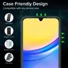 Marketing image showing different types of phone cases and indicating compatibility with a screen protector. Produktbild-Vorschau