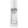 A white SodaStream machine with a bottle of sparkling water inside, presented on a white background. Produktbild-Vorschau